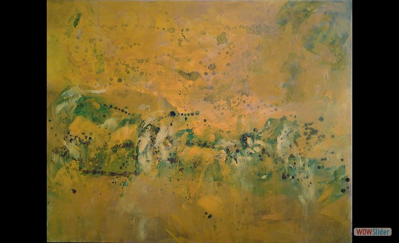 39 - LE JARDIN ET L'OR, F100, 162X130