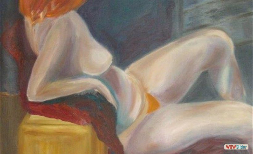 Peinture figuratif nu, de l'artiste peintre Mai 